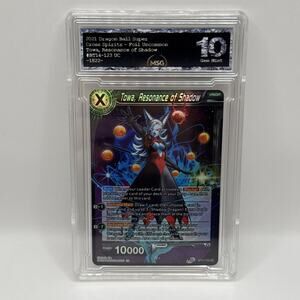 Towa, Resonance of Shadow BT14 Foil Cross Spirits Dragon Ball Super Graded 10